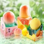 🔥HOT🔥 Glace trompe-l'oeil en forme de fruit – Mangue/Citron/Pêche – 75 g